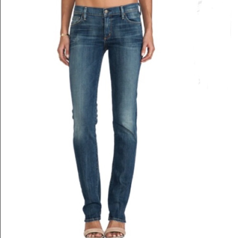 Citizens of Humanity Y2K 2010 Ava Mid Rise Straight Leg | Dark Wash | Size 27
